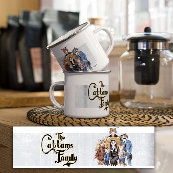 Cat Camp Mug - CATTAMS FAMILY - 12oz